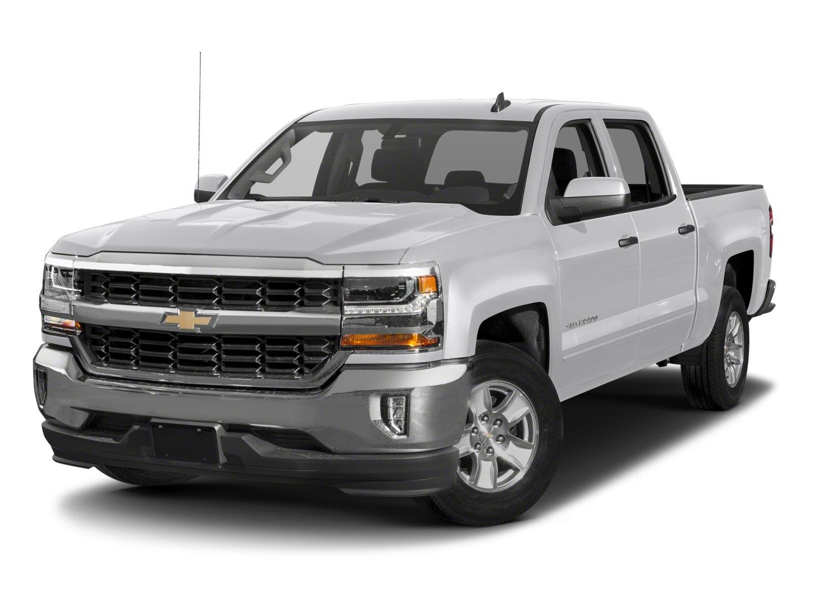 Silver Ice Metallic 2017 Chevrolet Silverado 1500 Pickup Truck Four-Wheel Drive 6-Speed Automatic