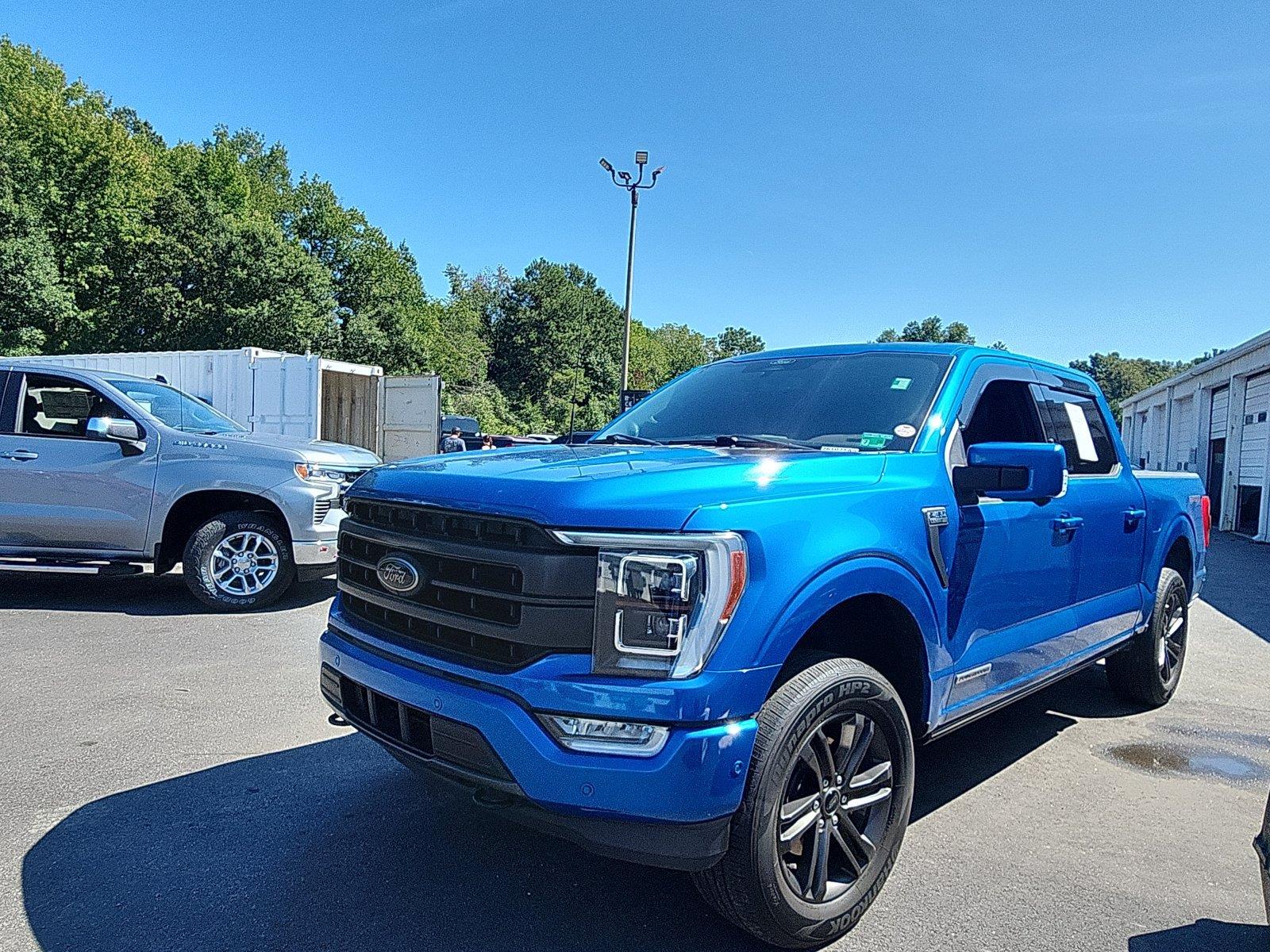 Velocity Blue Metallic 2021 Ford F-150 Pickup Truck Four-Wheel Drive Automatic