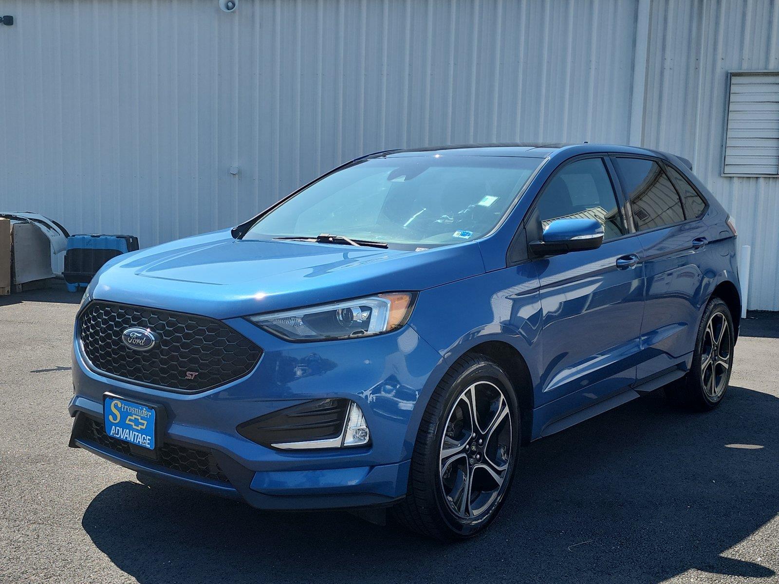 Ford Performance Blue Metallic 2019 Ford Edge SUV / Crossover All-Wheel Drive 8-Speed Automatic