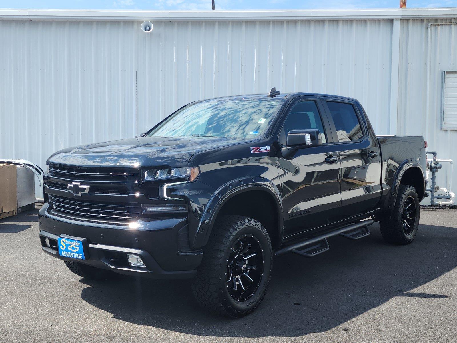 Black 2022 Chevrolet Silverado 1500 Pickup Truck Four-Wheel Drive 8-Speed Automatic