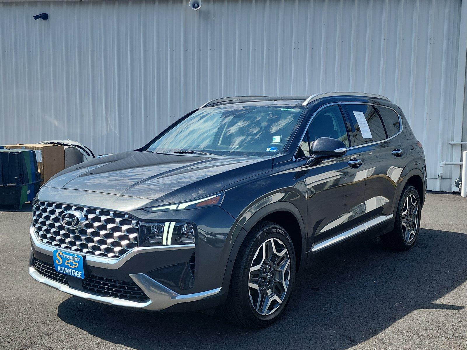Portofino Gray 2021 Hyundai Santa Fe SUV / Crossover Front-Wheel Drive Automatic