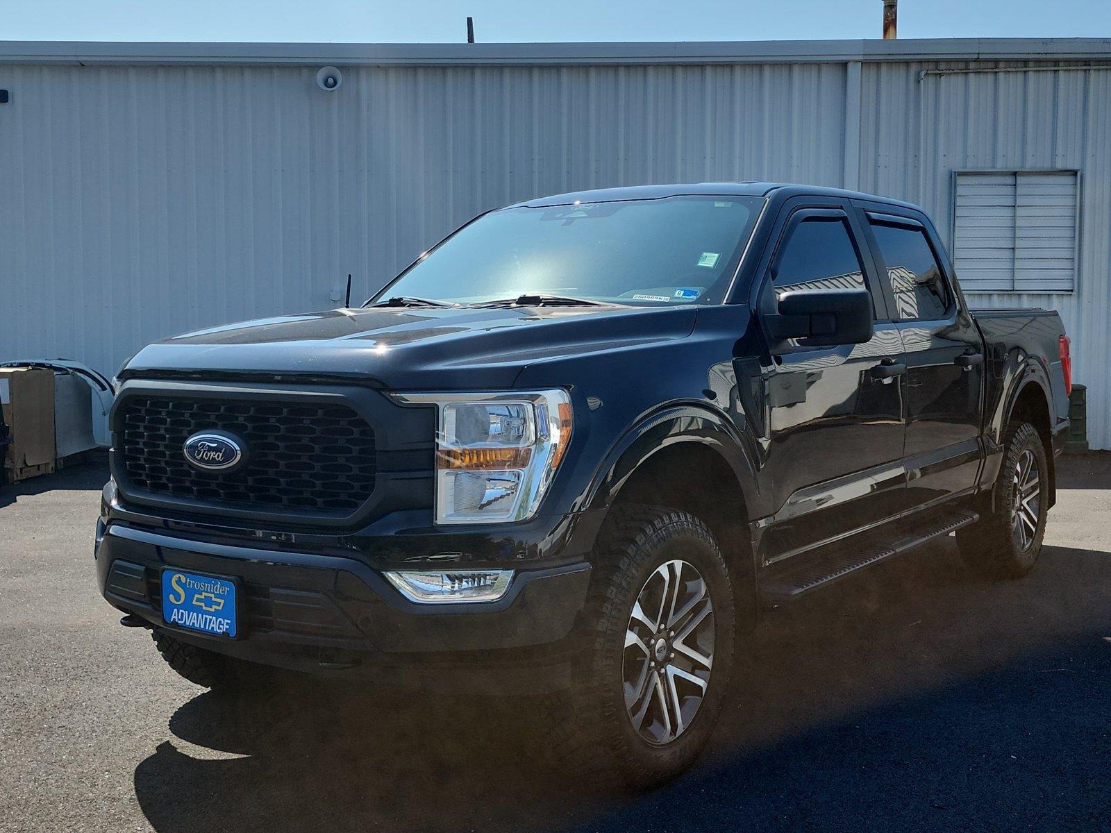 Agate Black Metallic 2022 Ford F-150 Pickup Truck Four-Wheel Drive Automatic
