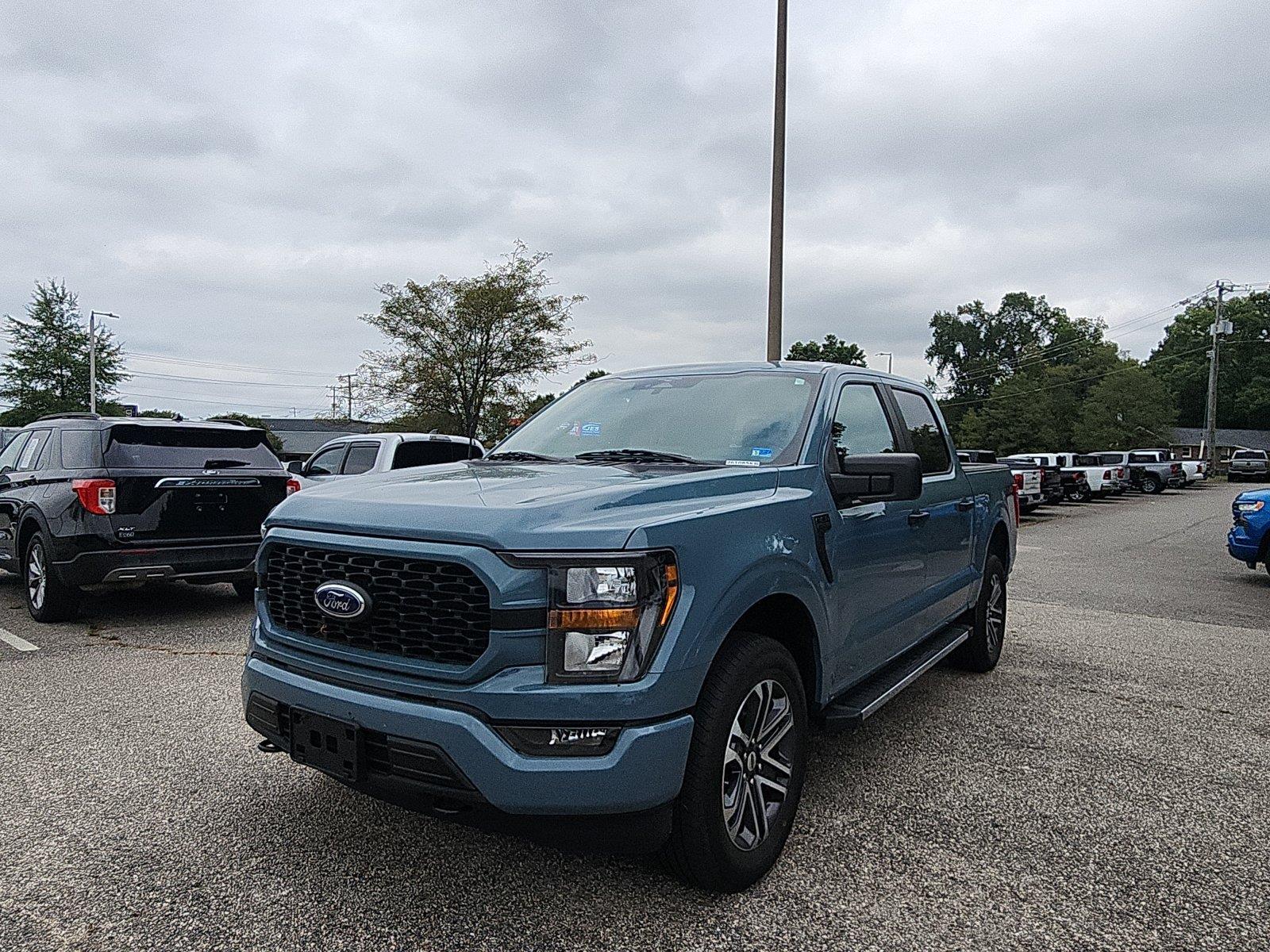 Antimatter Blue Metallic 2023 Ford F-150 Pickup Truck Four-Wheel Drive Automatic