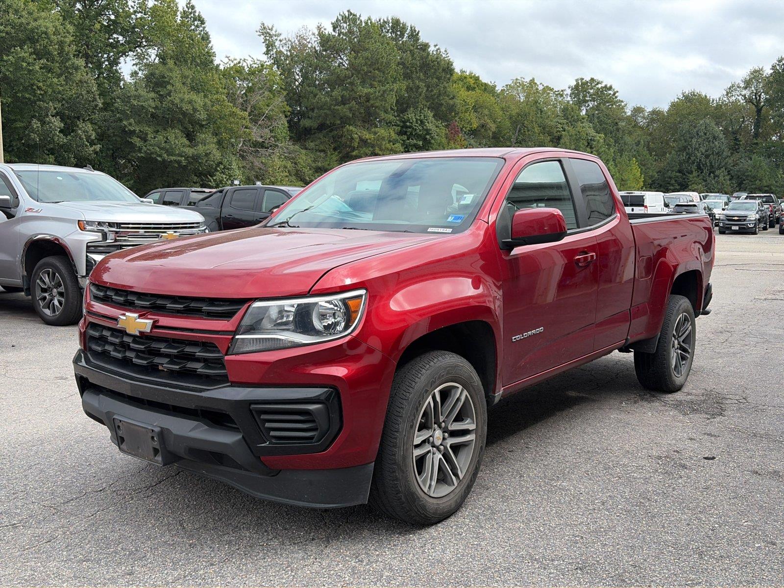 Cherry Red Tintcoat 2021 Chevrolet Colorado Pickup Truck 4X2 6-Speed Automatic