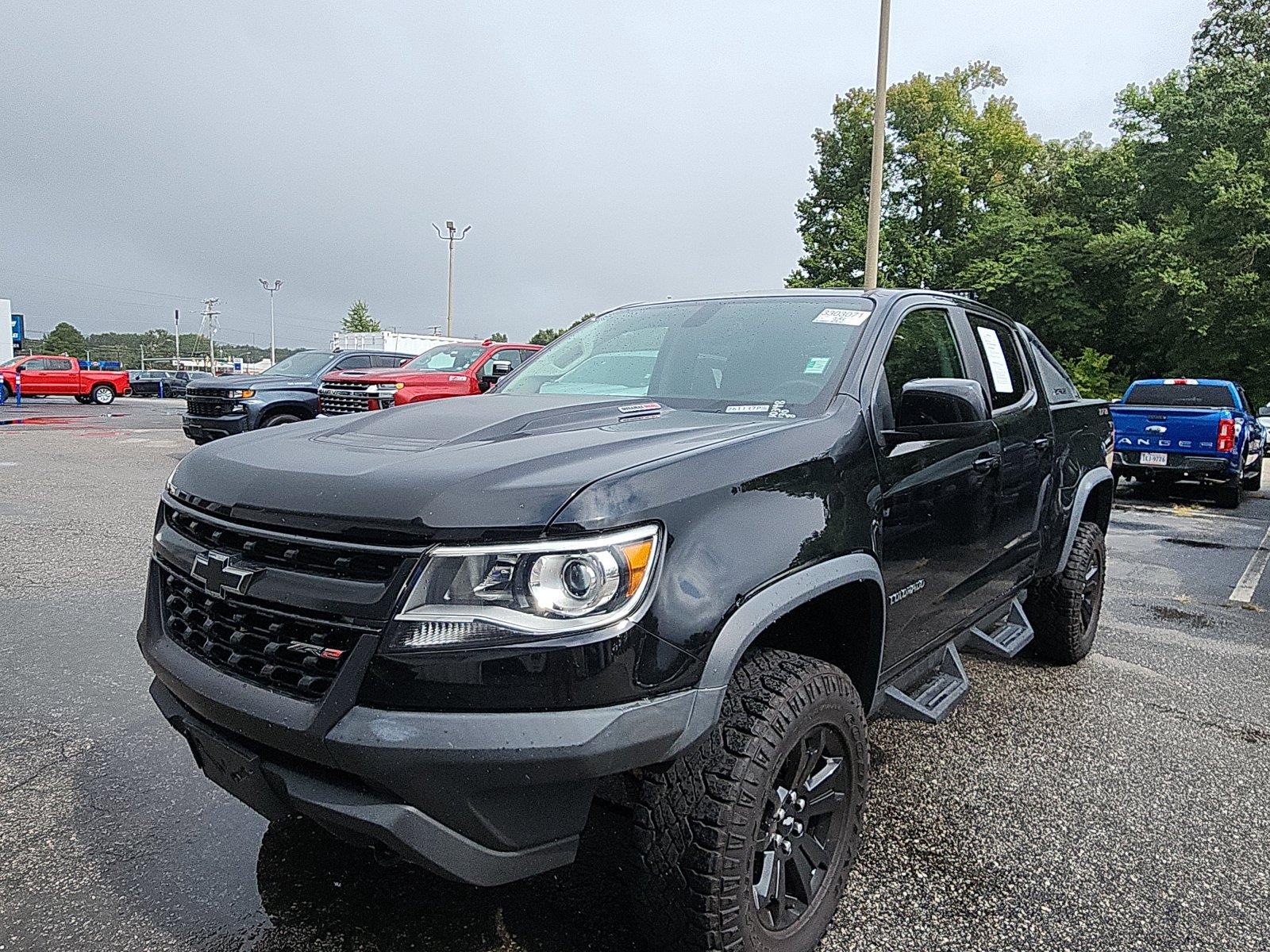 Black 2020 Chevrolet Colorado Pickup Truck Four-Wheel Drive 6-Speed Automatic