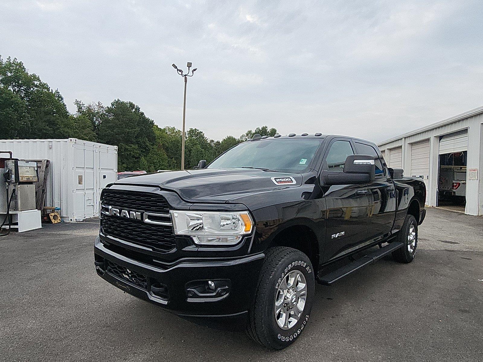 Diamond Black Crystal Pearlcoat 2023 RAM 2500 Pickup Truck Four-Wheel Drive 8-Speed Automatic
