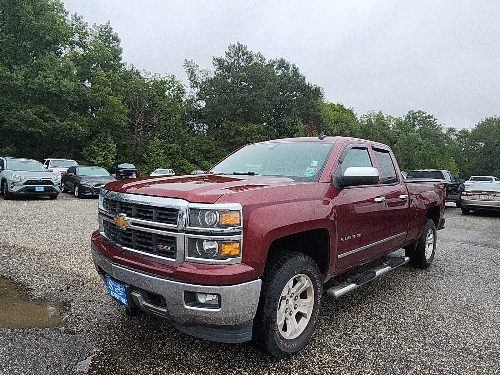 Red (Deep Ruby Metallic) 2014 Chevrolet Silverado 1500 Pickup Truck Four-Wheel Drive 6-Speed Automatic