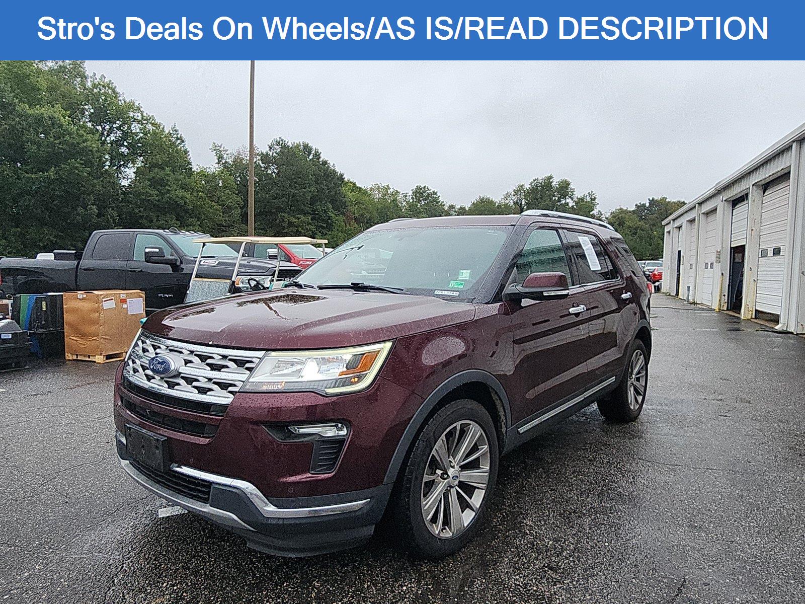 Red (Burgundy Velvet Metallic Tinted Clearcoat) 2019 Ford Explorer SUV / Crossover All-Wheel Drive 6-Speed Automatic