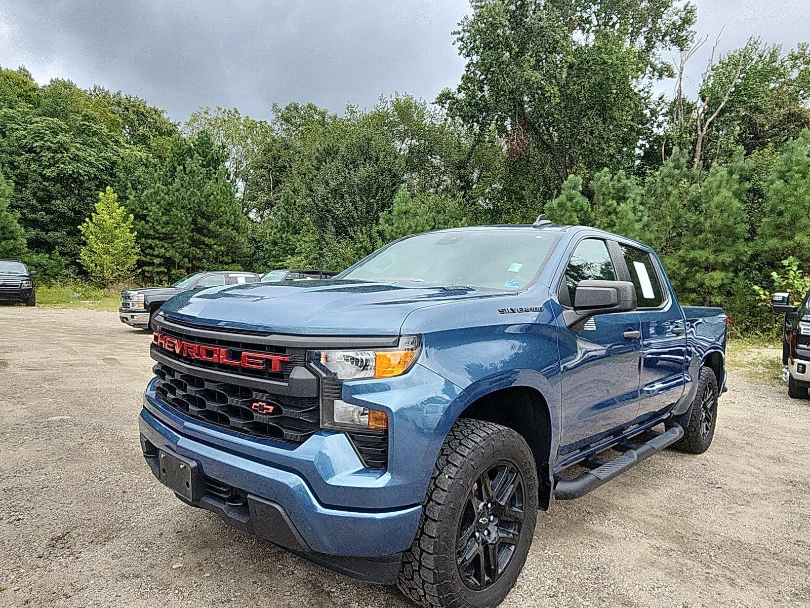 Lakeshore Blue Metallic 2024 Chevrolet Silverado 1500 Pickup Truck Four-Wheel Drive 8-Speed Automatic