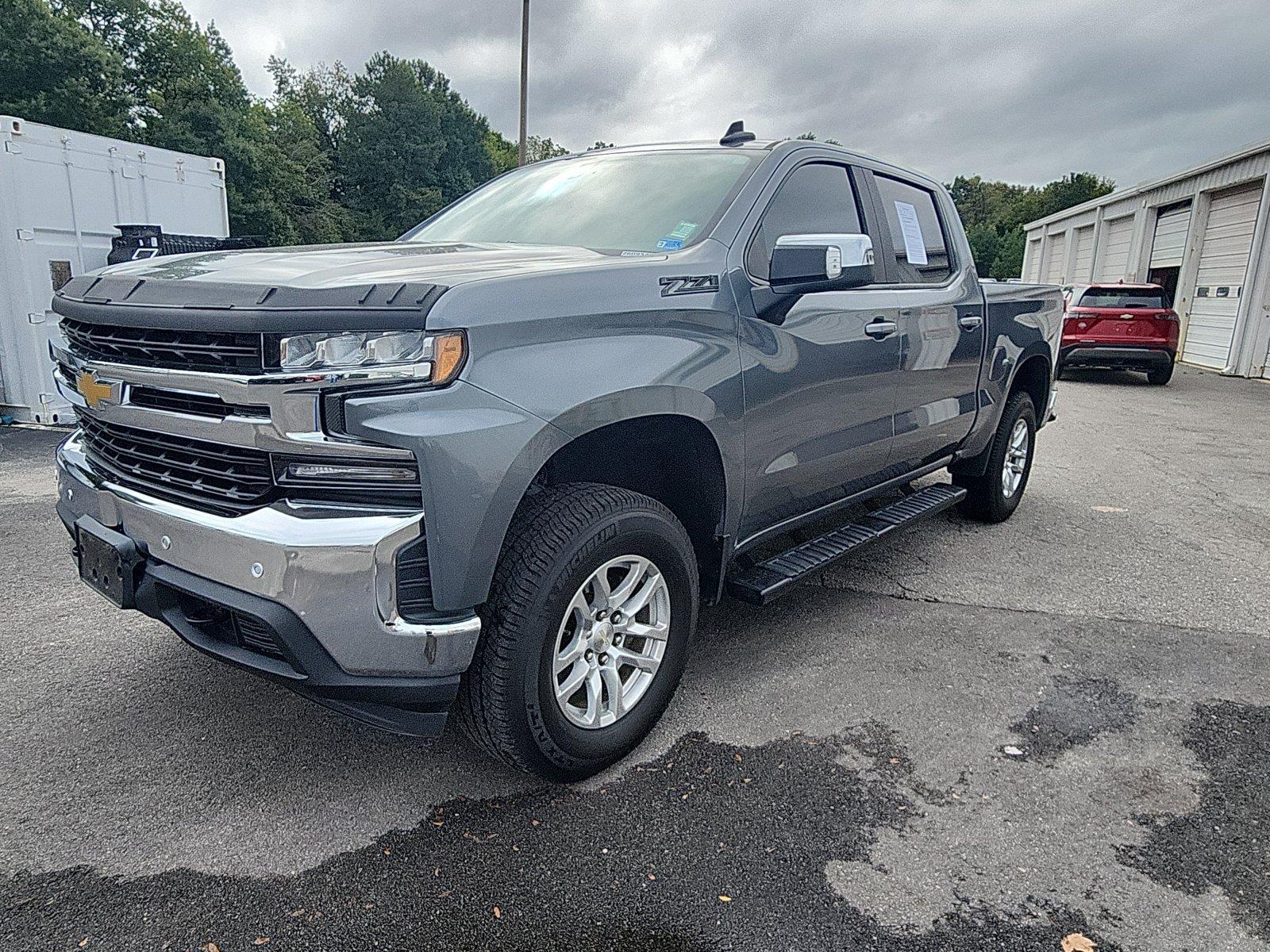 Gray (Satin Steel Metallic) 2020 Chevrolet Silverado 1500 Pickup Truck Four-Wheel Drive Automatic
