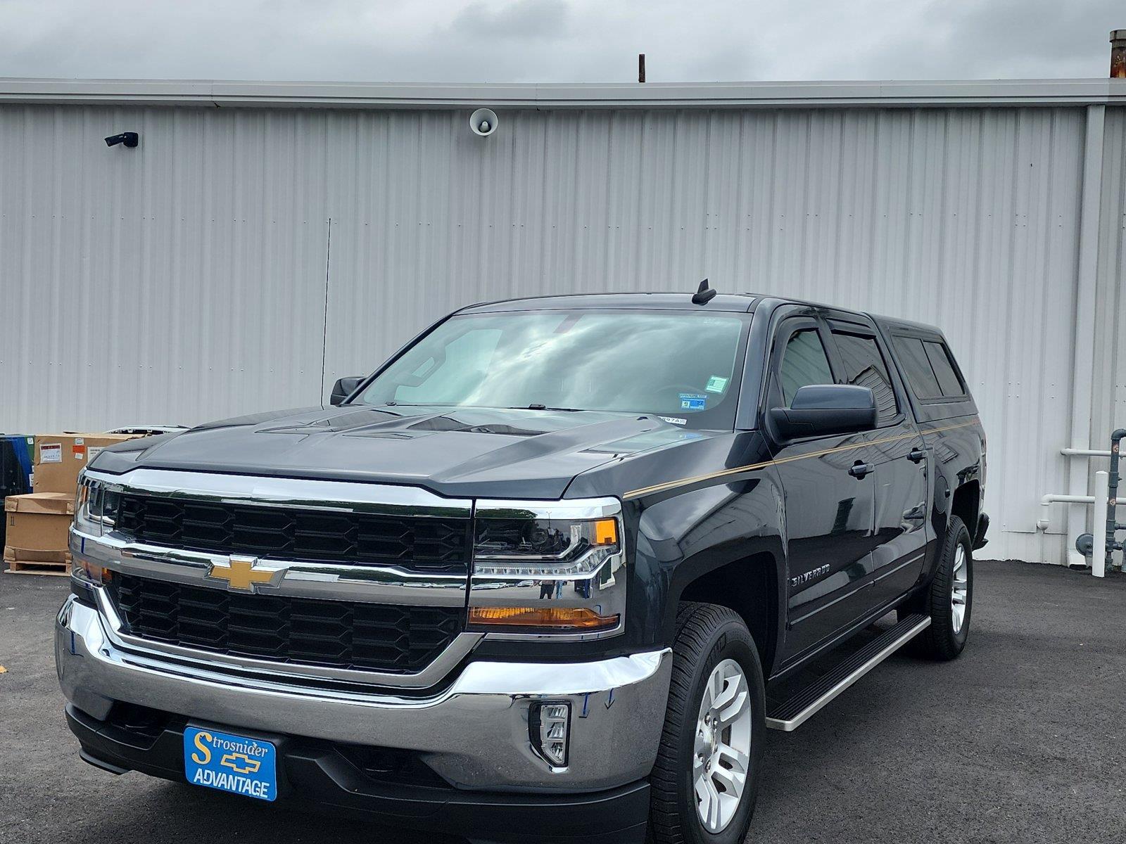 Gray (Graphite Metallic) 2018 Chevrolet Silverado 1500 Pickup Truck Four-Wheel Drive 6-Speed Automatic