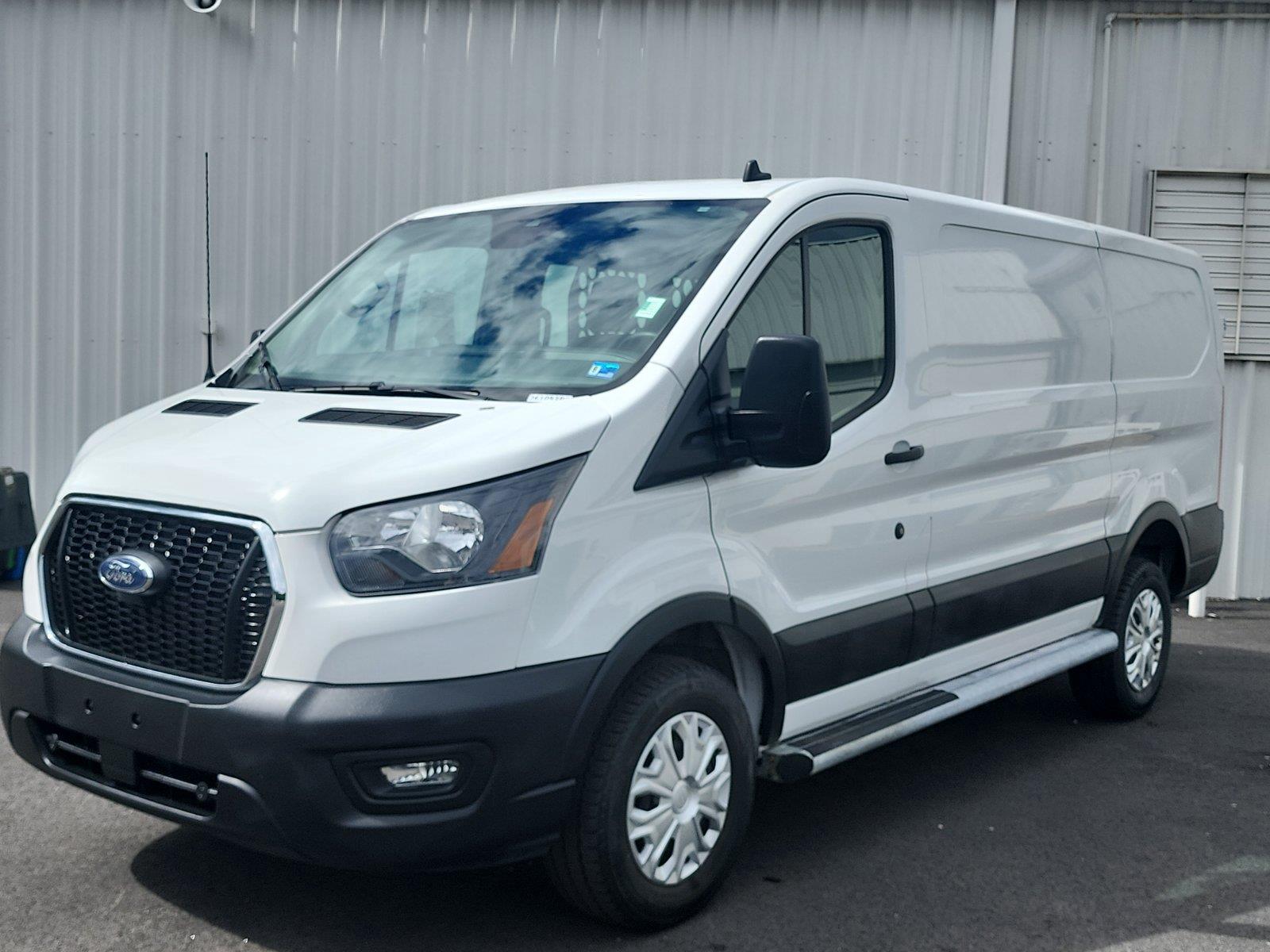 Oxford White 2025 Ford Transit Cargo Van Rear-Wheel Drive