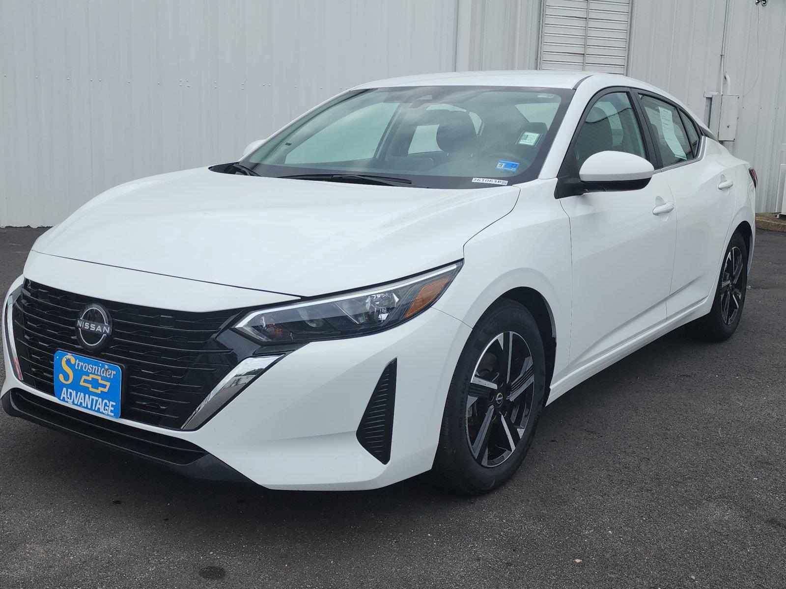 White (Fresh Powder) 2025 Nissan Sentra Sedan Front-Wheel Drive Continuously Variable Transmission