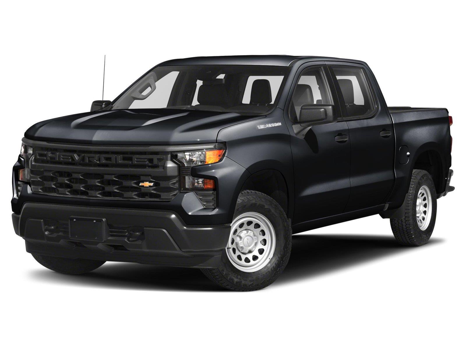 Black 2022 Chevrolet Silverado 1500 Pickup Truck Four-Wheel Drive Automatic