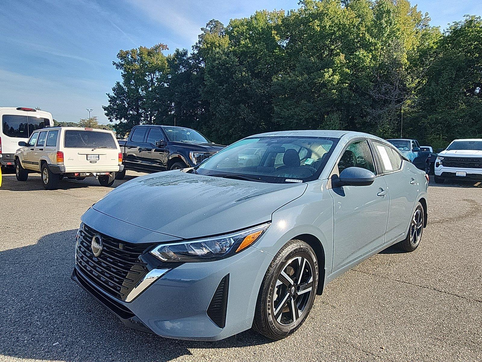 Atlantic Gray Metallic 2024 Nissan Sentra Sedan Front-Wheel Drive Continuously Variable Transmission
