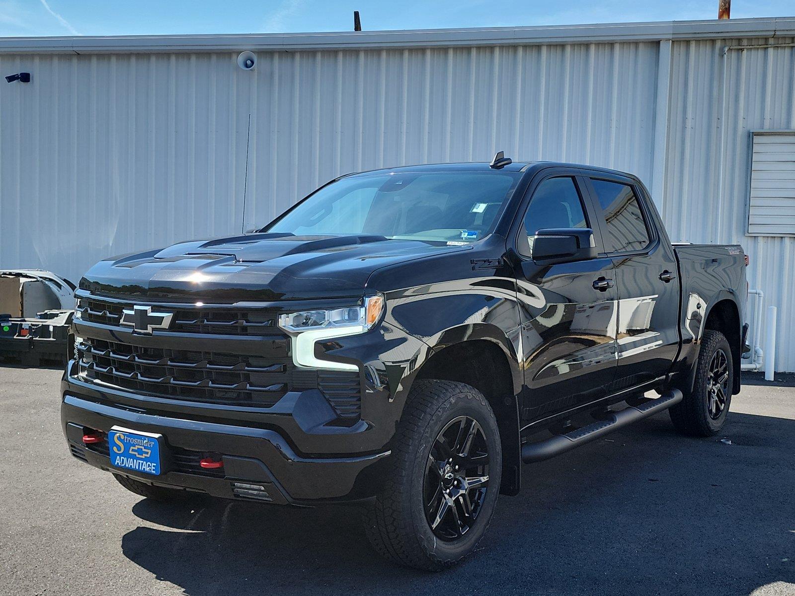 Black 2026 Chevrolet Silverado 1500 Pickup Truck Four-Wheel Drive Automatic