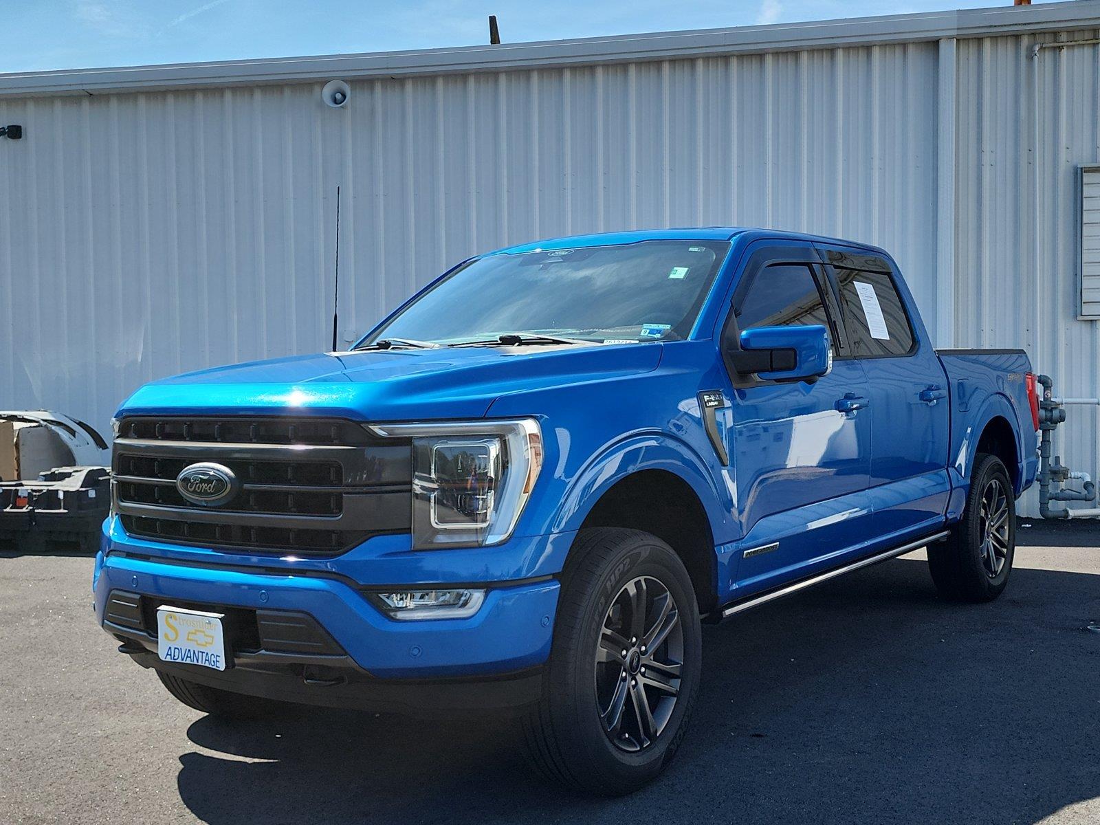 Velocity Blue Metallic 2021 Ford F-150 Pickup Truck Four-Wheel Drive Automatic
