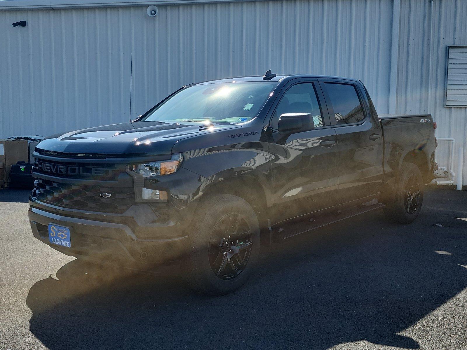 Black 2026 Chevrolet Silverado 1500 Pickup Truck Four-Wheel Drive 8-Speed Automatic
