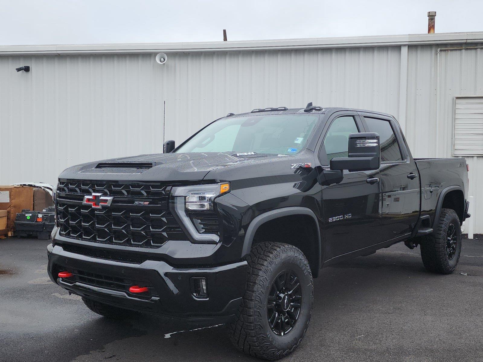 Black 2026 Chevrolet Silverado 2500HD Pickup Truck Four-Wheel Drive Automatic