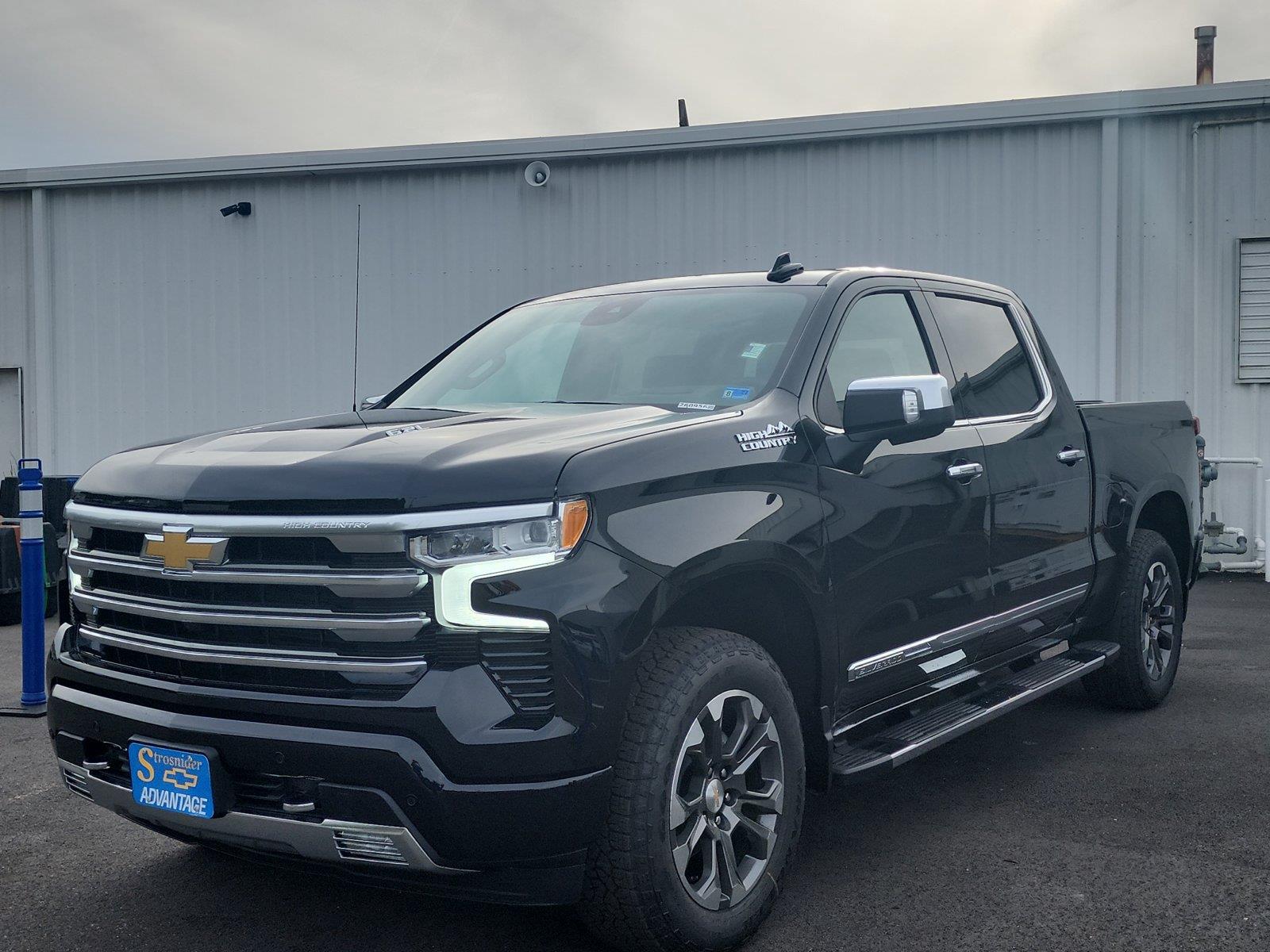 Black 2026 Chevrolet Silverado 1500 Pickup Truck Four-Wheel Drive Automatic