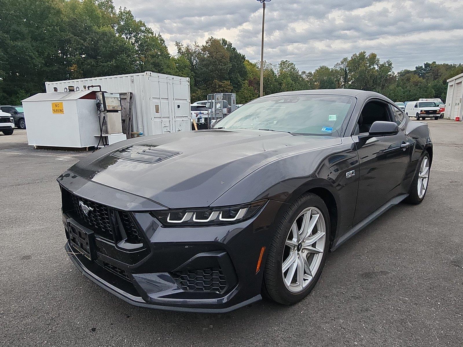 Dark Matter Gray Metallic 2024 Ford Mustang Coupe Rear-Wheel Drive 6-Speed Manual