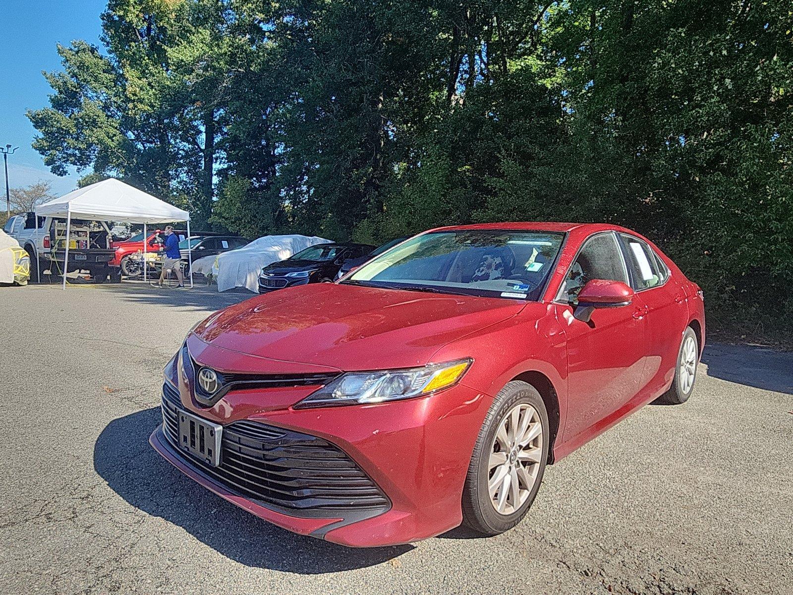 Red (Ruby Flare Pearl) 2019 Toyota Camry Sedan Front-Wheel Drive Automatic