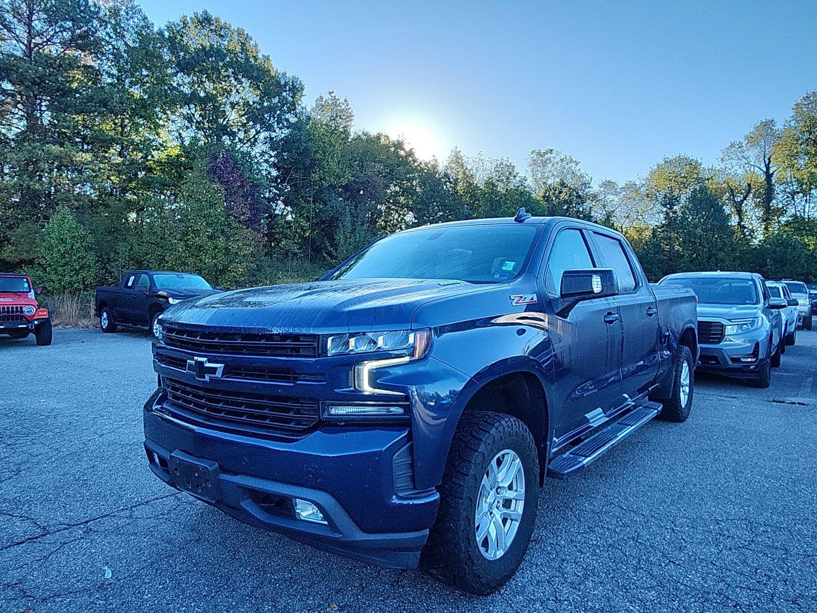 Northsky Blue Metallic 2021 Chevrolet Silverado 1500 Pickup Truck Four-Wheel Drive Automatic