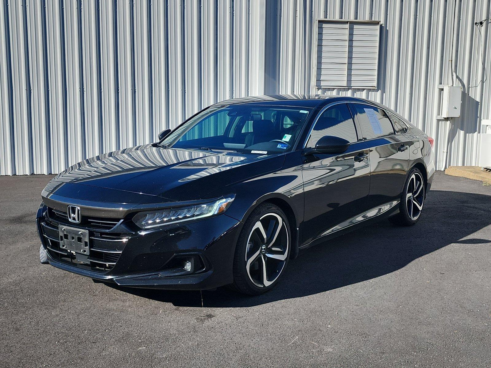 Crystal Black Pearl 2022 Honda Accord Sedan Front-Wheel Drive Continuously Variable Transmission