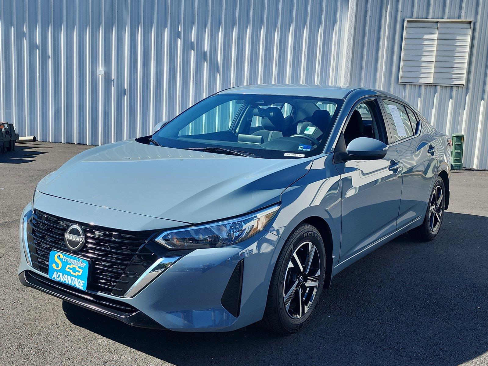 Atlantic Gray Metallic 2024 Nissan Sentra Sedan Front-Wheel Drive Continuously Variable Transmission