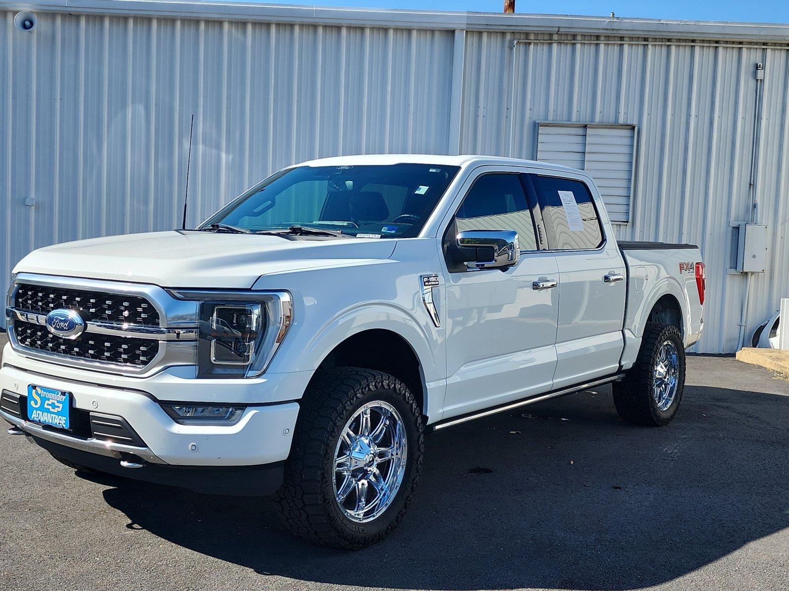 Star White Metallic Tri-Coat 2022 Ford F-150 Pickup Truck Four-Wheel Drive Automatic