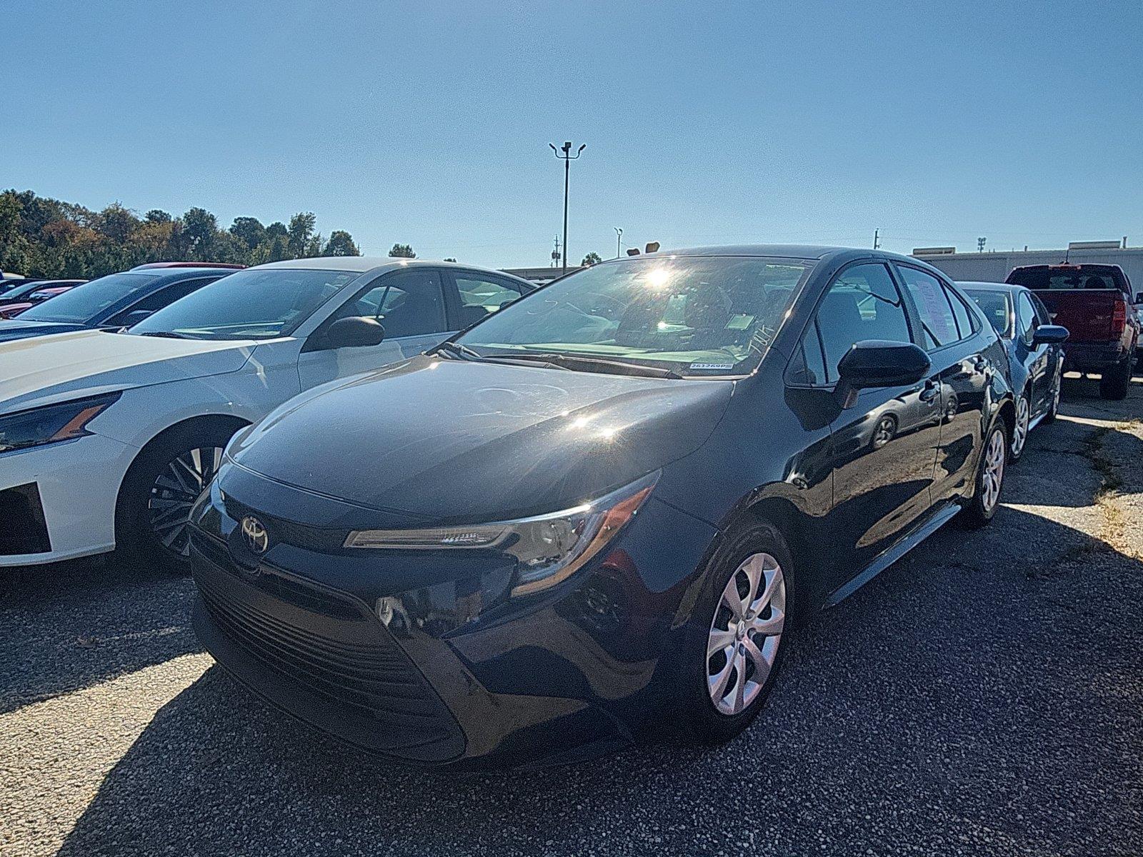 Black 2025 Toyota Corolla Sedan Front-Wheel Drive Continuously Variable Transmission