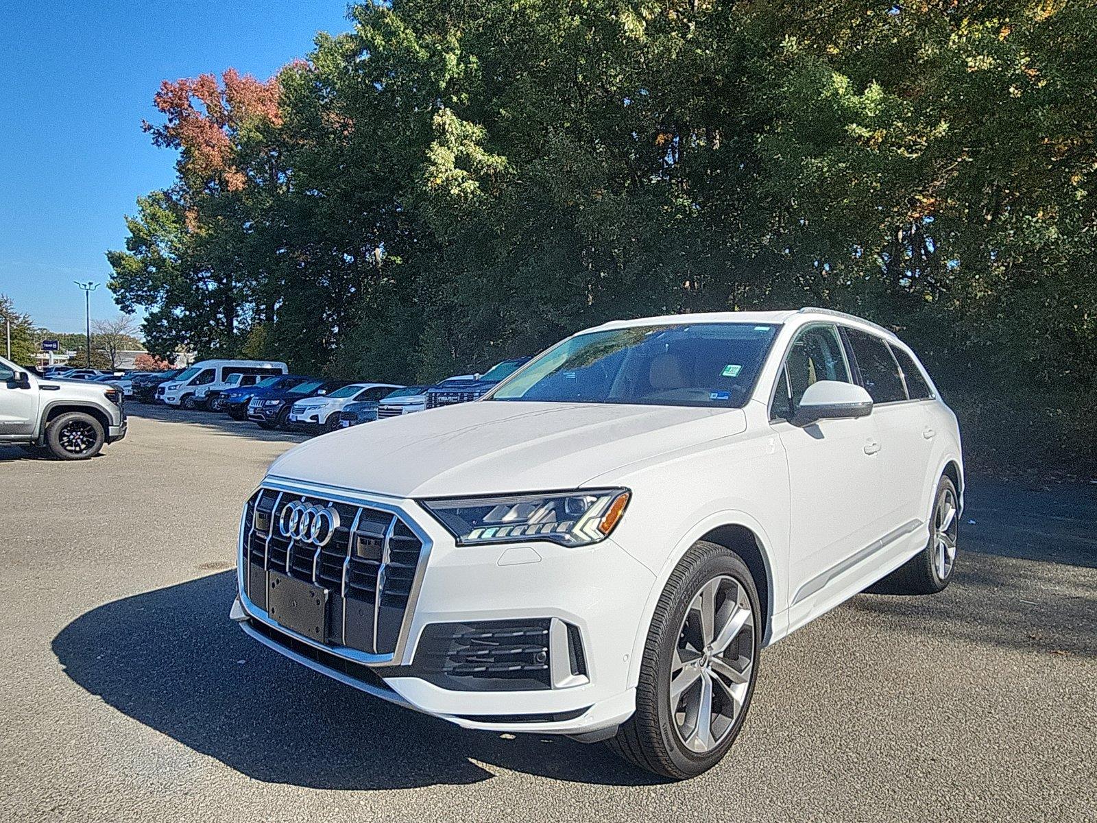 Carrara White 2023 Audi Q7 SUV / Crossover All-Wheel Drive Automatic