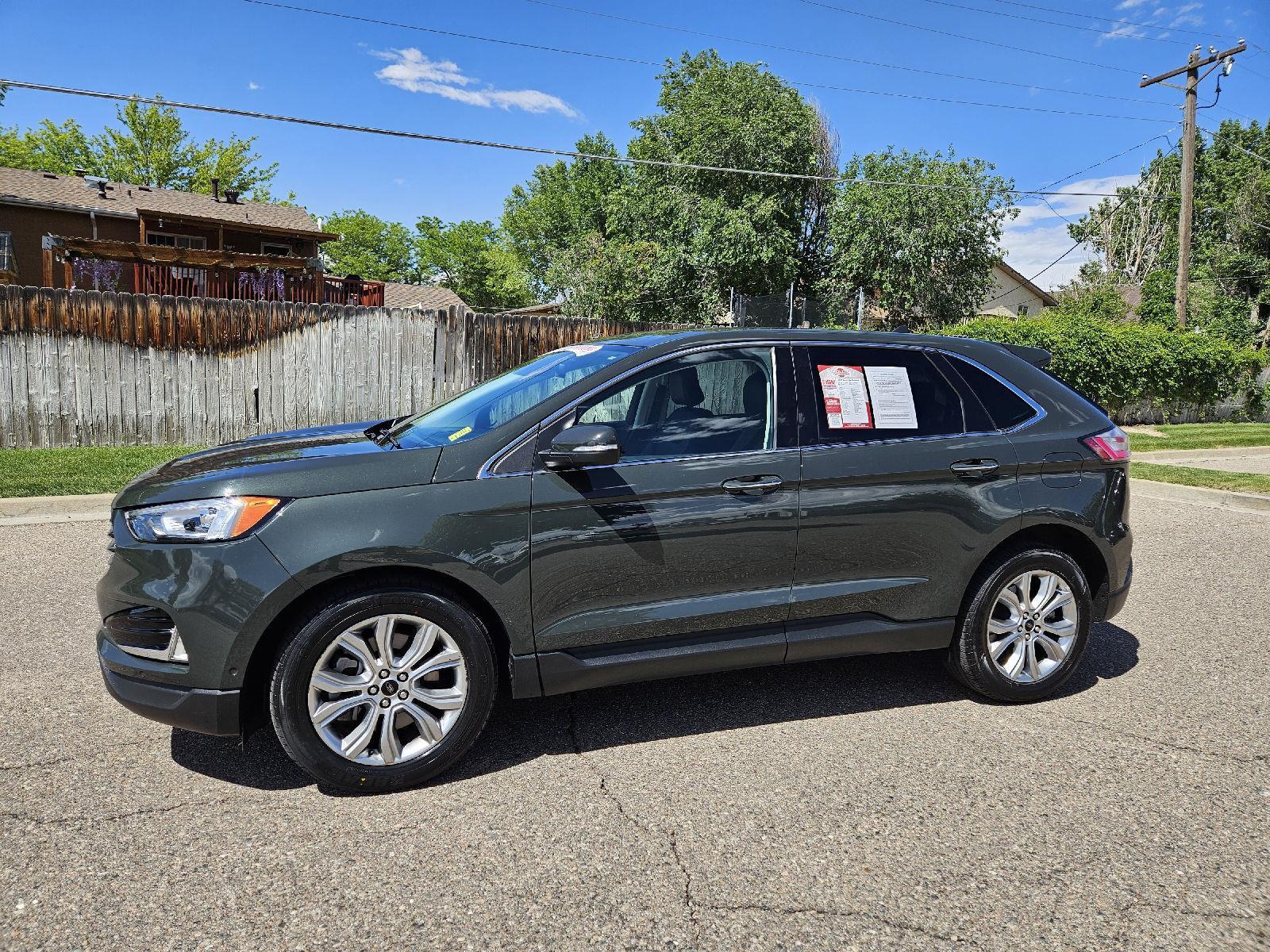 Forged Green 2023 Ford Edge SUV / Crossover All-Wheel Drive 8-Speed Automatic