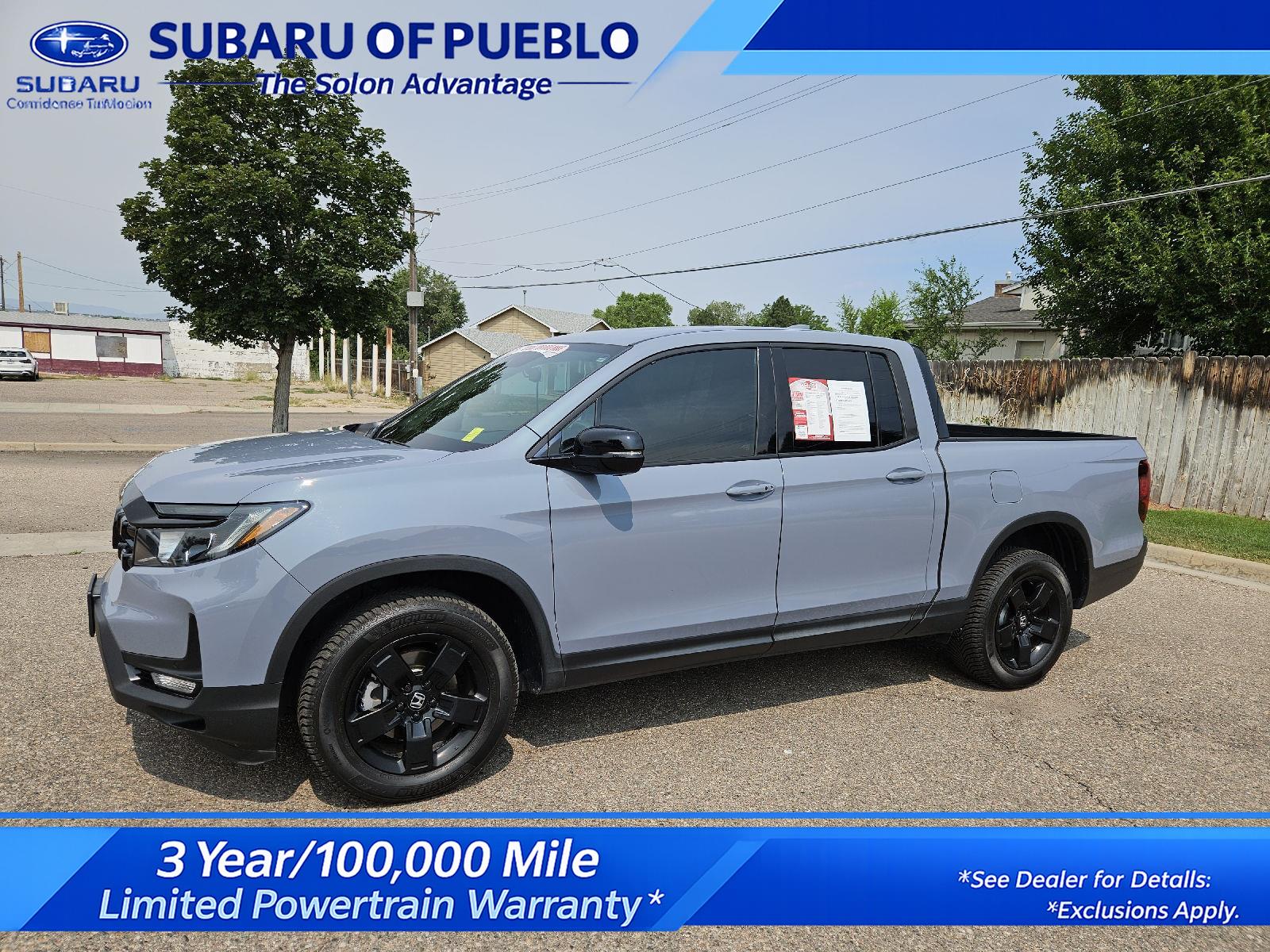 Sonic Gray Pearl 2025 Honda Ridgeline Pickup Truck All-Wheel Drive 9-Speed Automatic