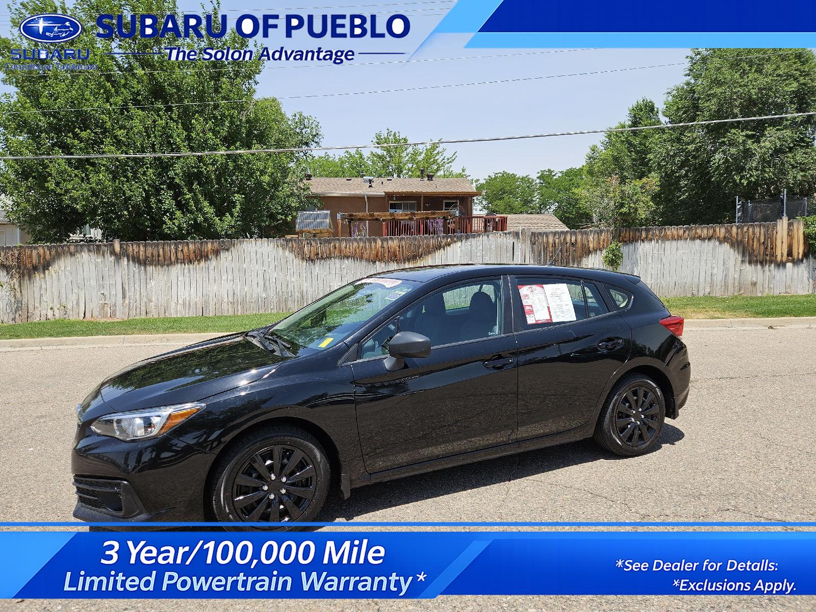 Crystal Black Silica 2021 Subaru Impreza Wagon All-Wheel Drive Manual