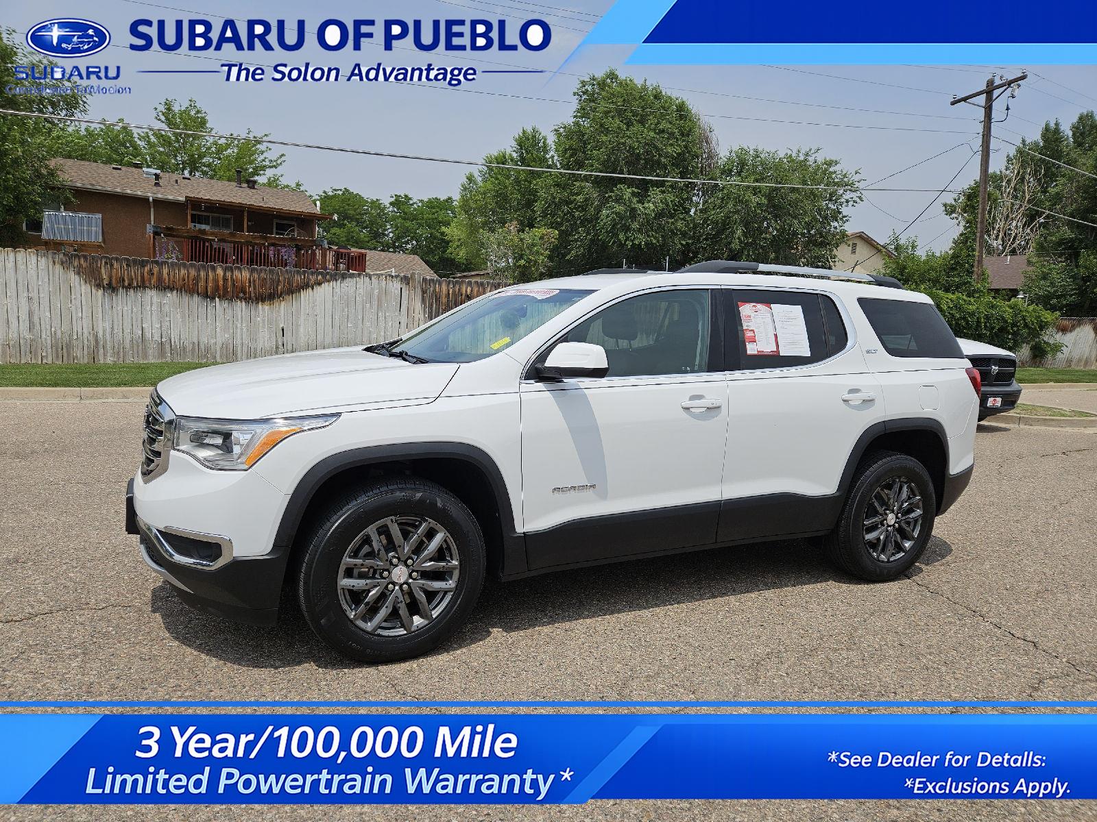 Summit White 2018 GMC Acadia SUV / Crossover Four-Wheel Drive 6-Speed Automatic