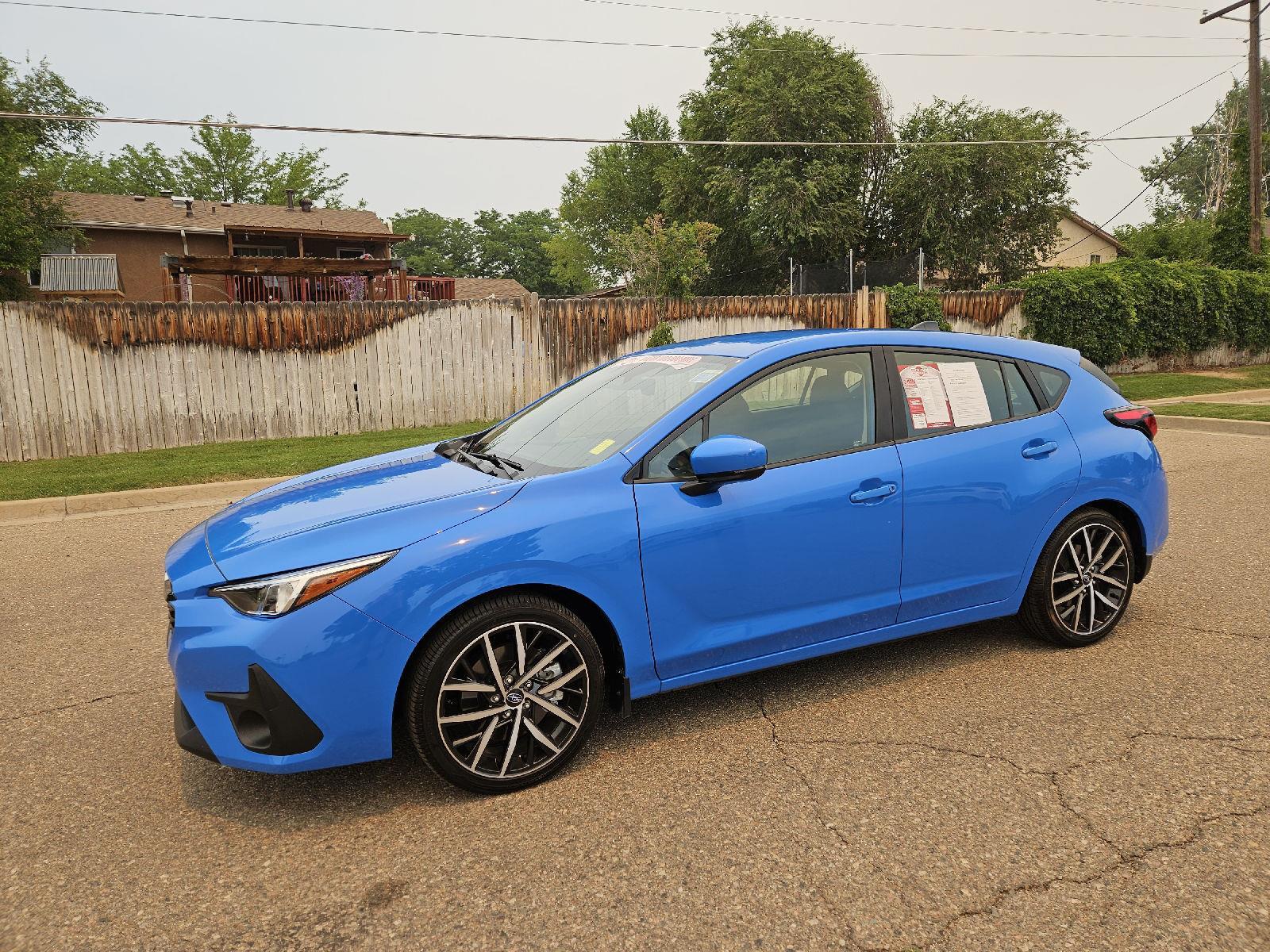 Oasis Blue Pearl 2025 Subaru Impreza Wagon All-Wheel Drive Continuously Variable Transmission