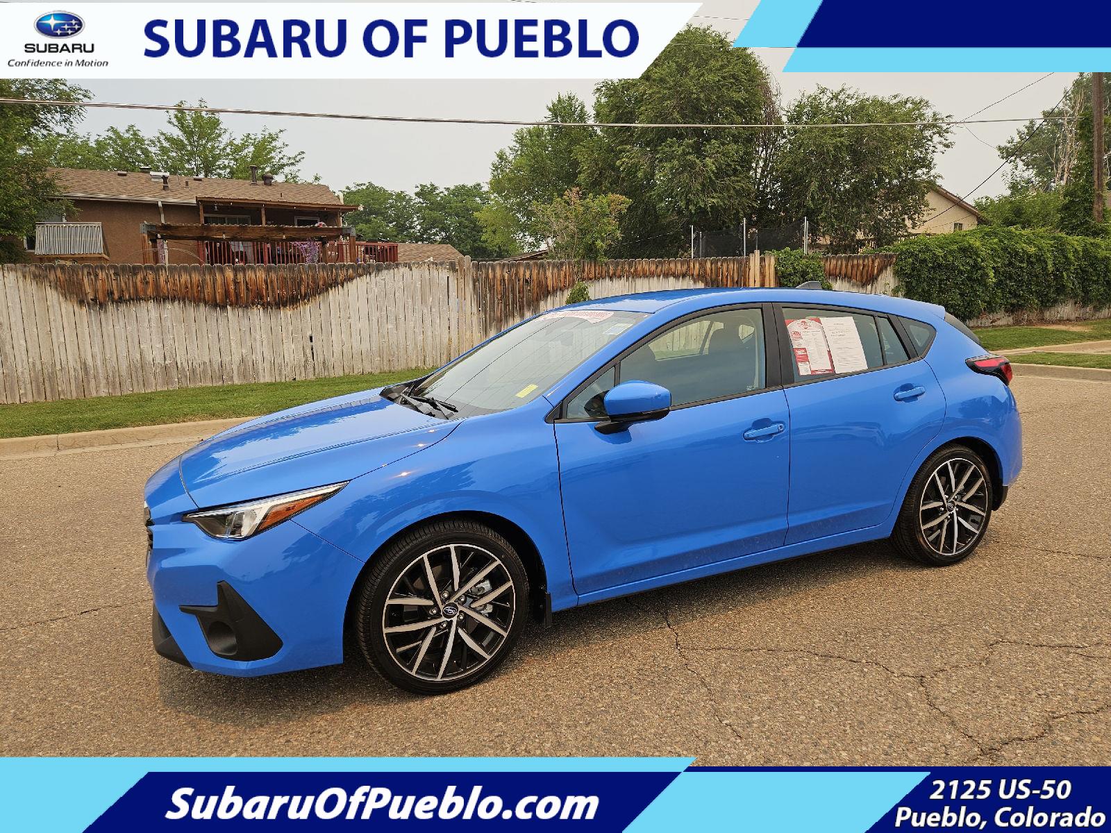 Oasis Blue Pearl 2025 Subaru Impreza Wagon All-Wheel Drive Continuously Variable Transmission