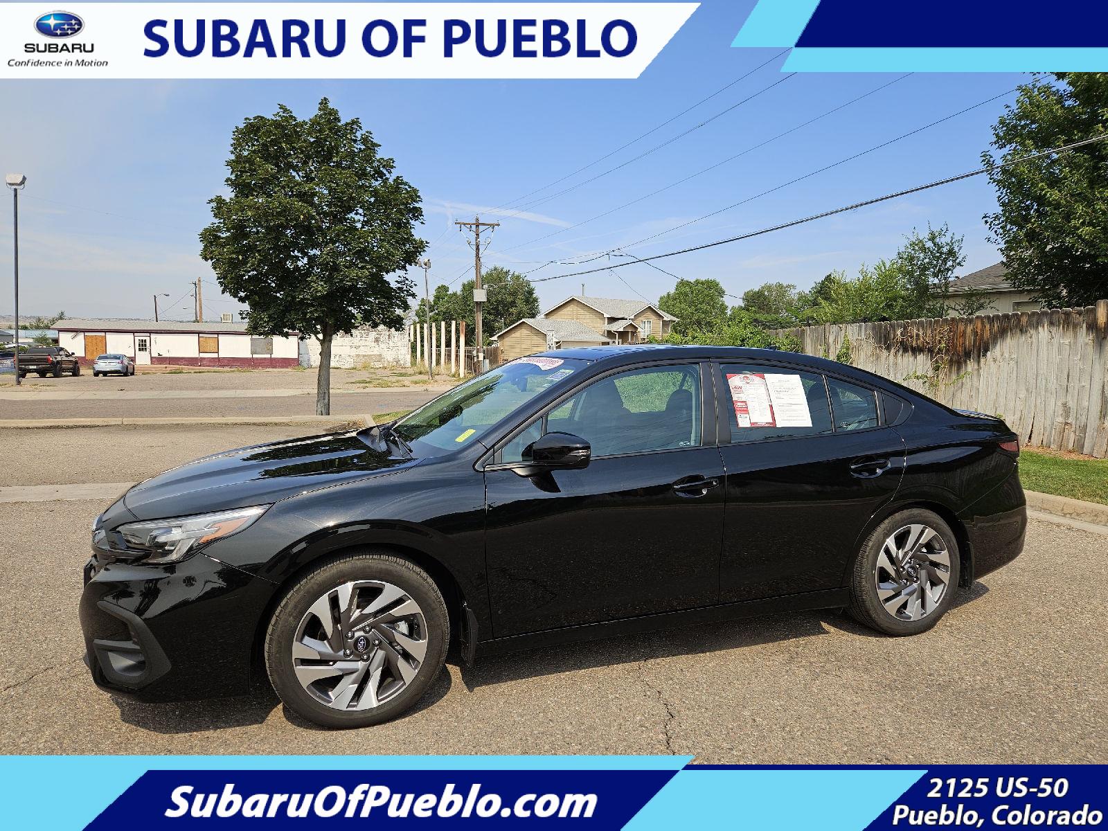 Crystal Black Silica 2025 Subaru Legacy Sedan All-Wheel Drive Continuously Variable Transmission