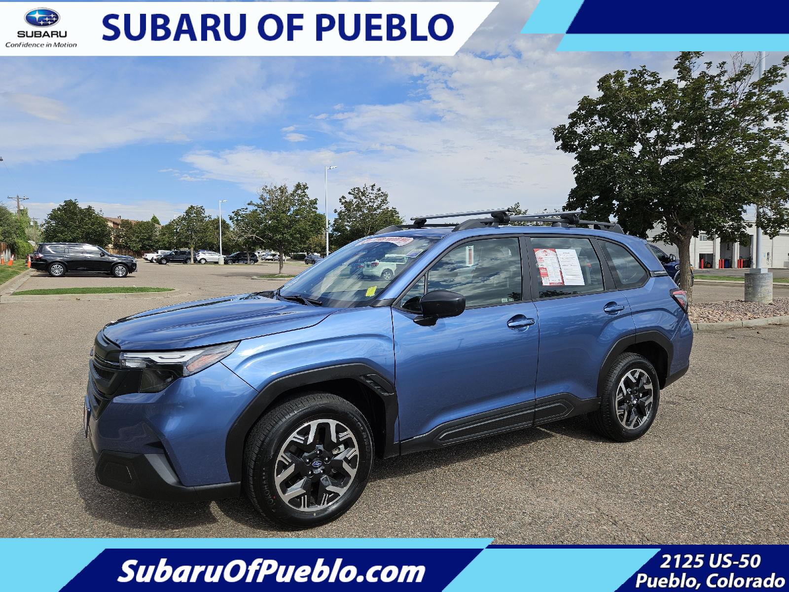 Horizon Blue Pearl 2025 Subaru Forester SUV / Crossover Continuously Variable Transmission