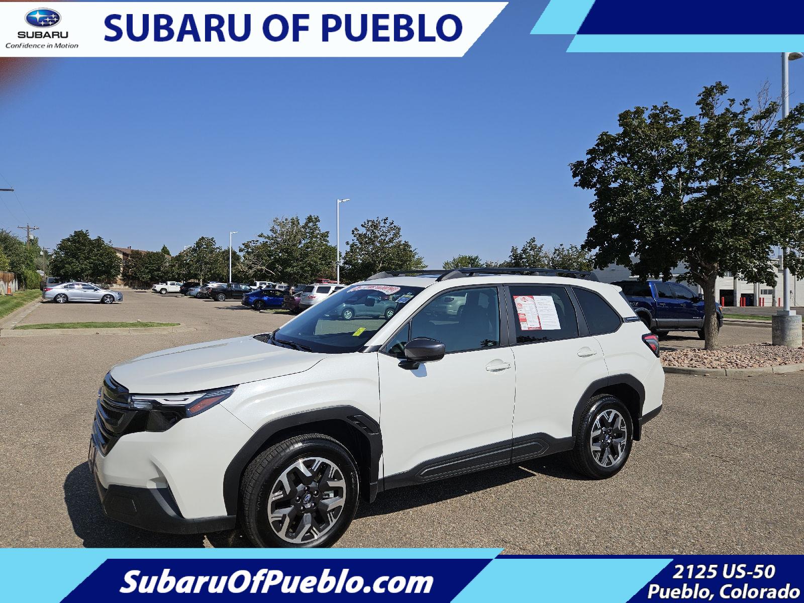 Crystal White Pearl 2026 Subaru Forester SUV / Crossover All-Wheel Drive Continuously Variable Transmission
