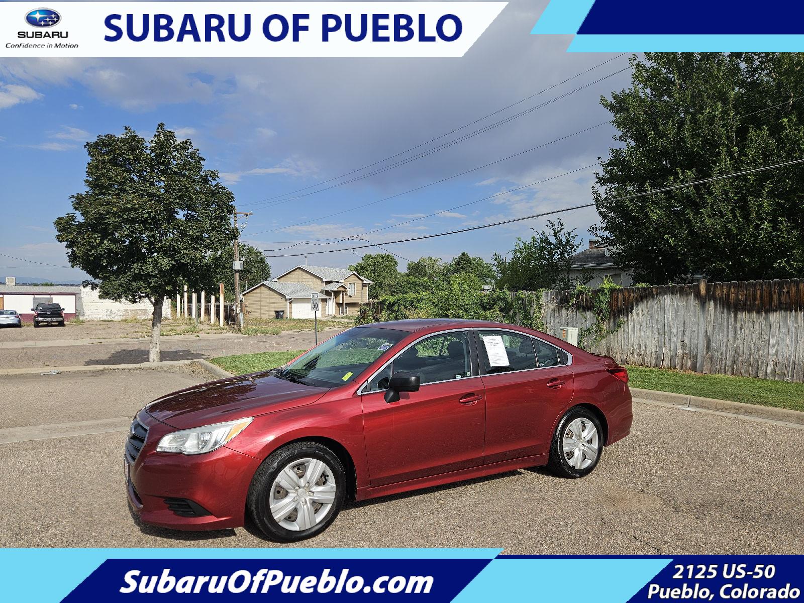2016 Subaru Legacy 2.5i AWD