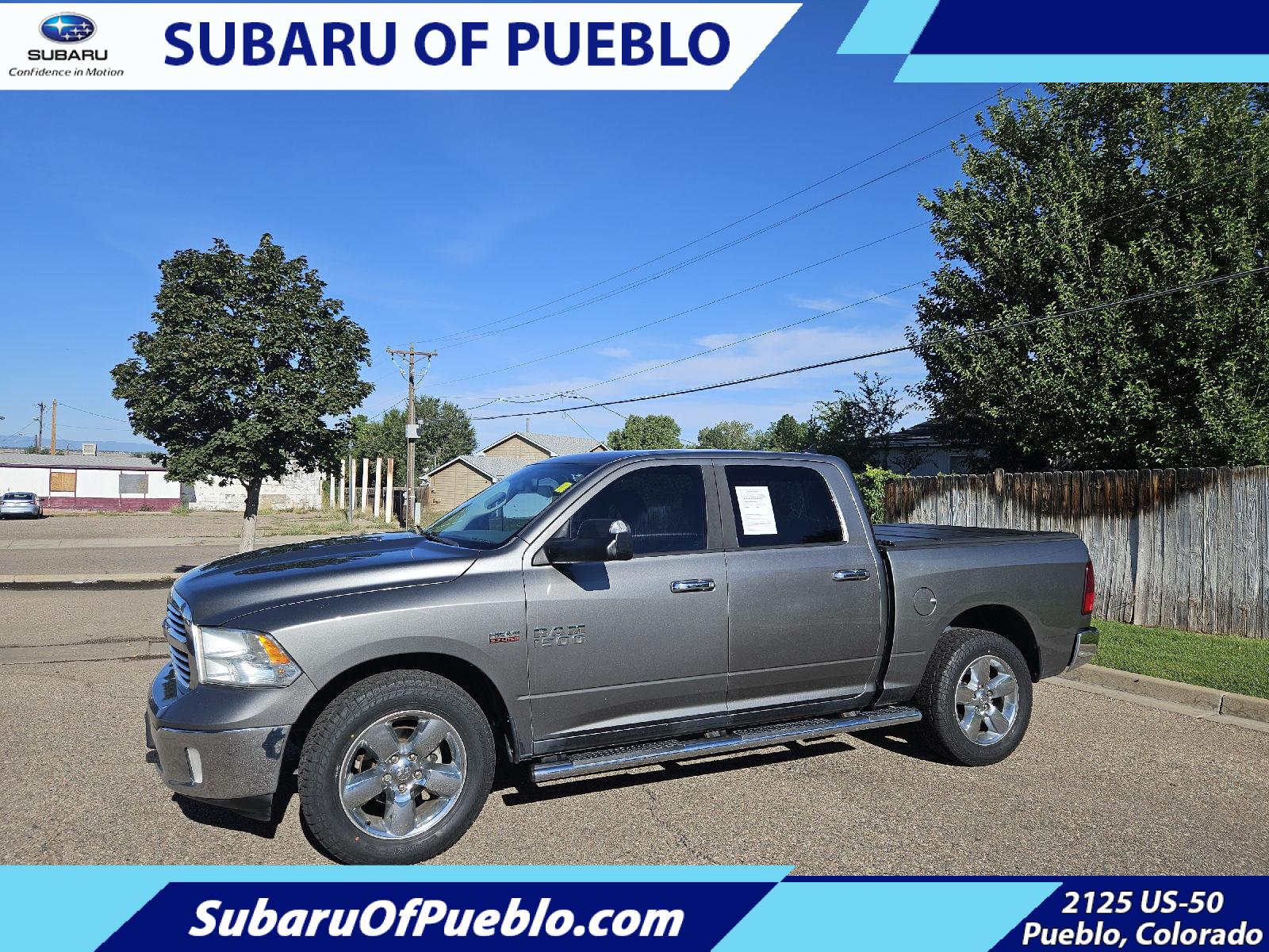 Mineral Gray Metallic 2013 RAM 1500 Pickup Truck Four-Wheel Drive 6-Speed Automatic