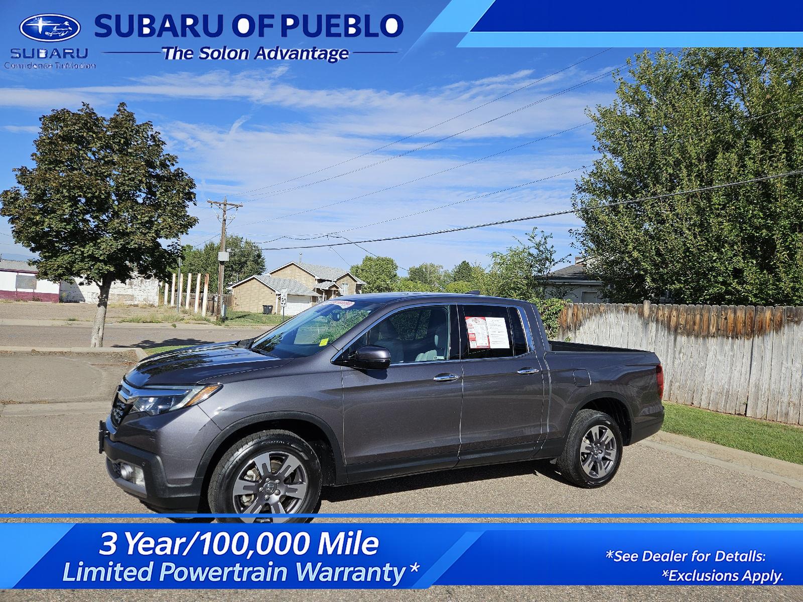 2019 Honda Ridgeline RTL-E AWD