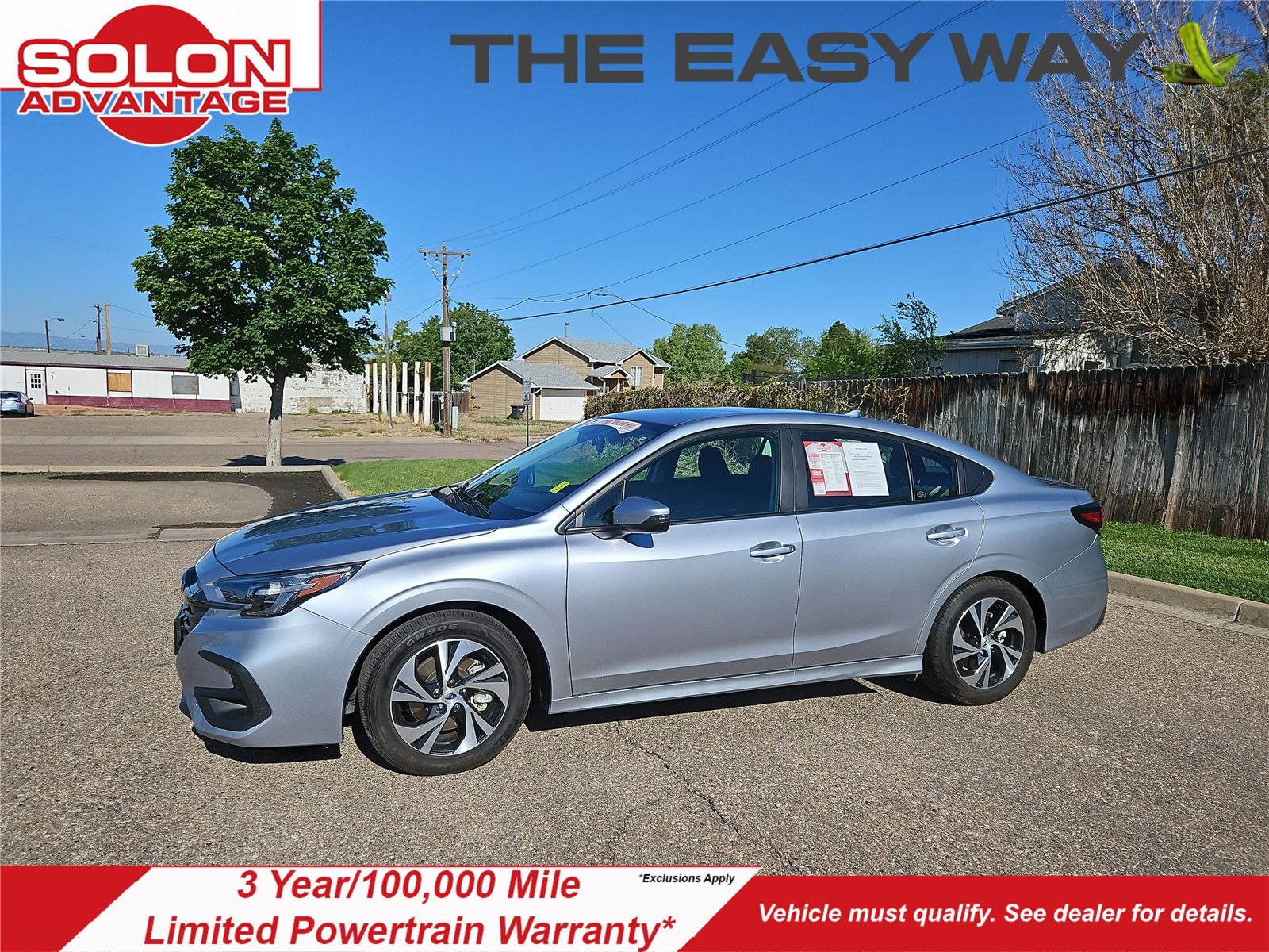 Ice Silver Metallic 2025 Subaru Legacy Premium AWD Sedan All-Wheel Drive Continuously Variable Transmission