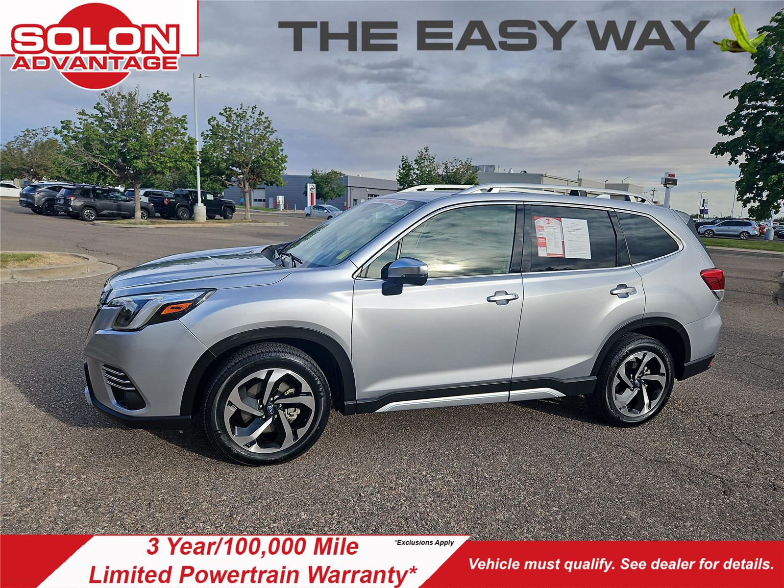 Ice Silver Metallic 2023 Subaru Forester SUV / Crossover All-Wheel Drive Continuously Variable Transmission