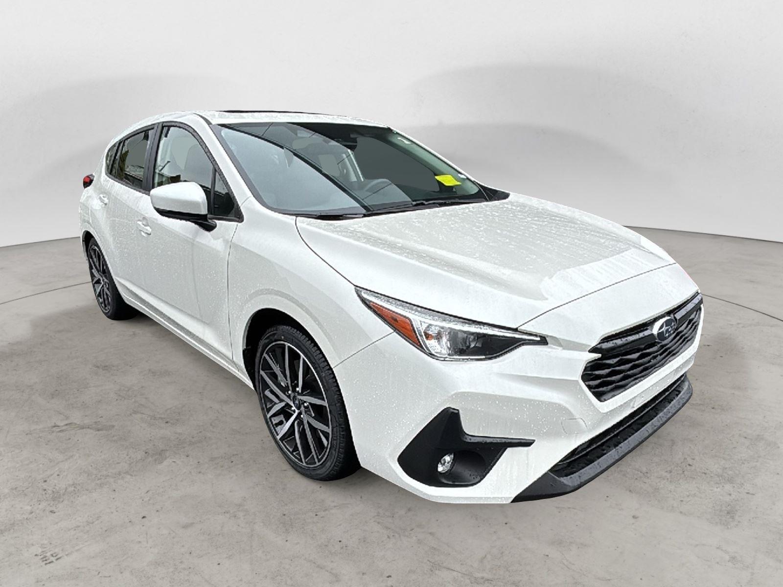 Crystal White Pearl 2026 Subaru Impreza Sport AWD Wagon All-Wheel Drive Continuously Variable Transmission