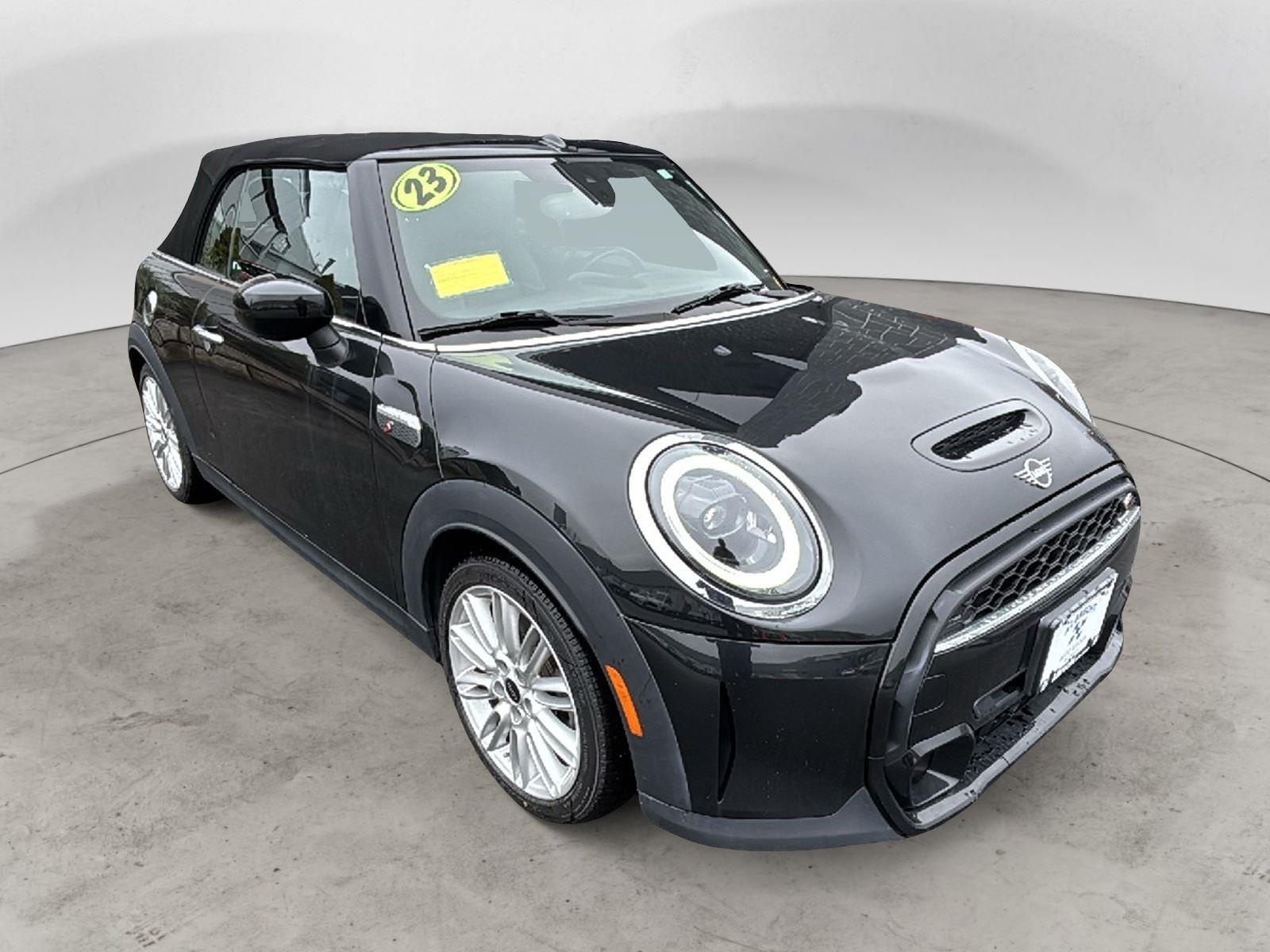 Midnight Black II 2023 MINI Cooper S Convertible FWD Convertible Front-Wheel Drive 7-Speed Dual Clutch