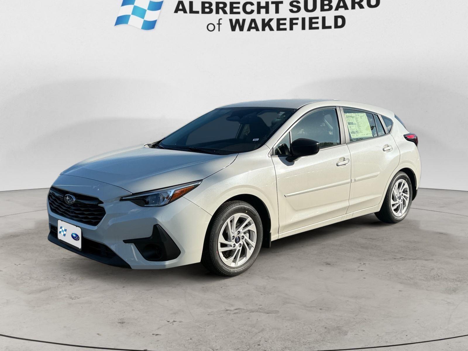 Crystal White Pearl 2025 Subaru Impreza Sedan All-Wheel Drive Continuously Variable Transmission