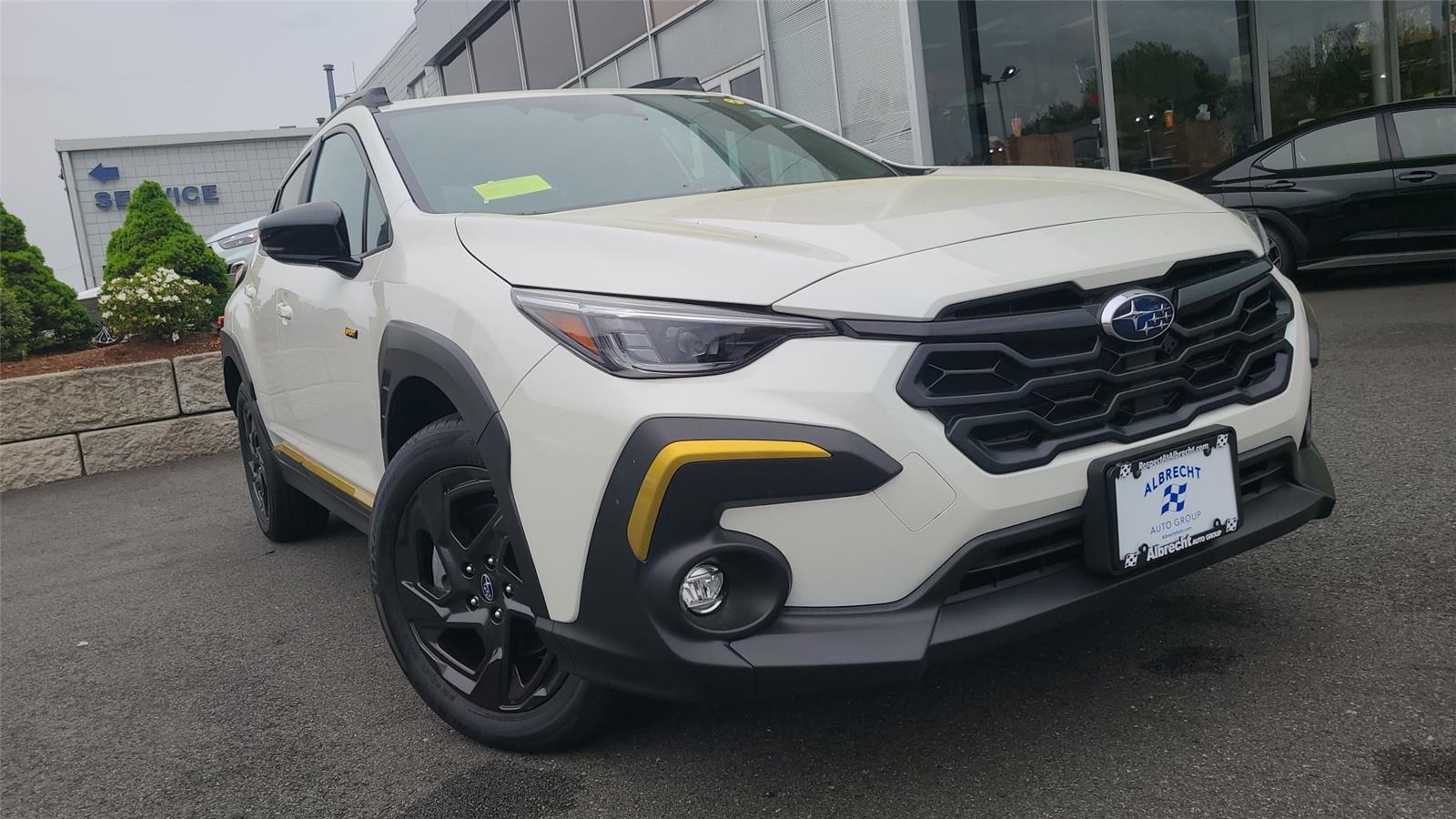 Crystal White Pearl 2025 Subaru Crosstrek Sport AWD SUV / Crossover All-Wheel Drive Continuously Variable Transmission